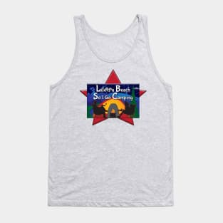 Life Is A Beach So I Go Camping Night Sky Tank Top